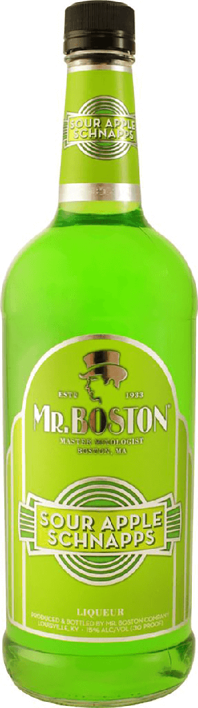 Mr. Boston Sour Apple Schnapps