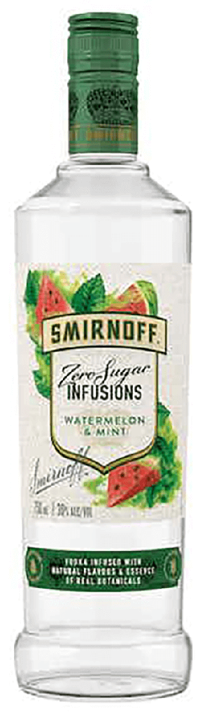 Smirnoff Zero Sugar Infusion Watermelon &amp; Mint