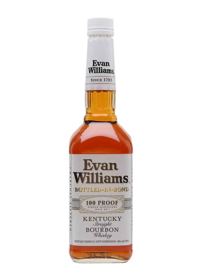 Evan Williams White Label Bottle In Bond