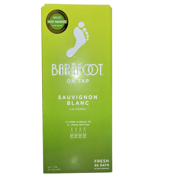 Barefoot On Tap Sauvignon Blanc Cal